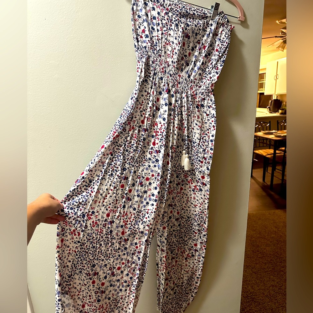 Size medium floral jumpsuit
